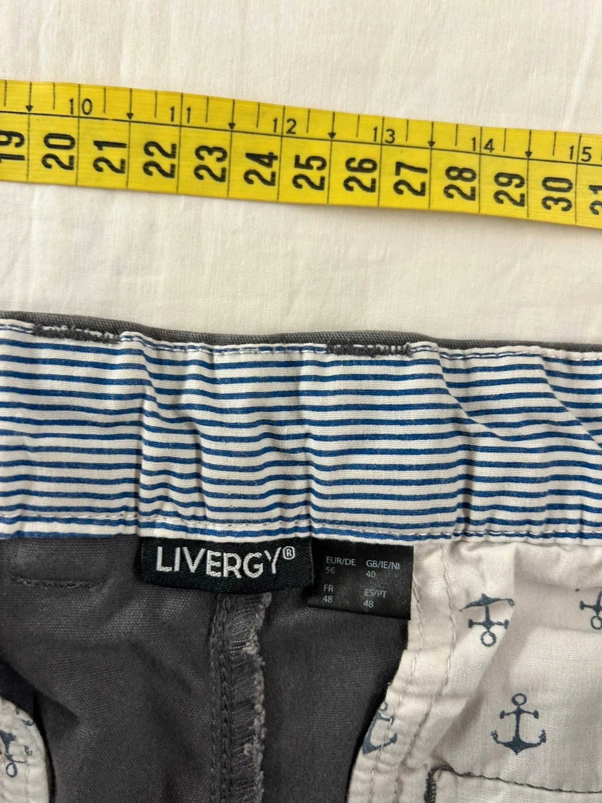 Calça Chino cinza Livergy – photo 8